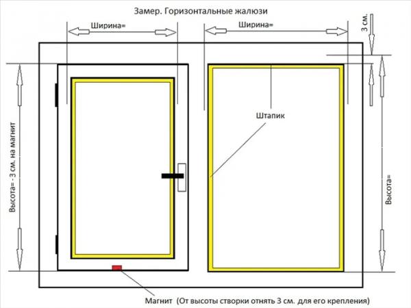 Жалюзи на пластиковые окна без сверления: разновидности